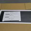 QEEIG Bathroom Floating Shelves for Wall - 15.7" Wall Mounted Shelf Over Toilet Farmhouse Home Decor Display Bookshelf Small 15.7 x 6.7 inch Set of 2, Black (008-40B)