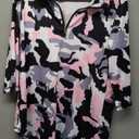 LURANEE Women's Short Sleeve Moisture Wicking Athletic Shirts Quarter Zip Pullover (Pink Camo), S