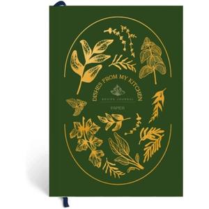 Papier Herb Garden Recipe Journal - Hardback Design | Blank Space To Plan Breakfast Lunch Dinner Dessert | Foodie Gift | Write Your Own Recipes, Notes, Ingredients & Tips | Size & Temperature Chart