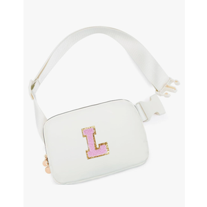 Birthday Gifts for 4 5 6 7 8 9 10 11 12 13 Year Old Girls,Gifts for Teens Kids Daughter Sister Her,Two Way Zipper Crossbody Bag Fanny Pack Belt Bag Cute Trendy Stuff - Cream,L