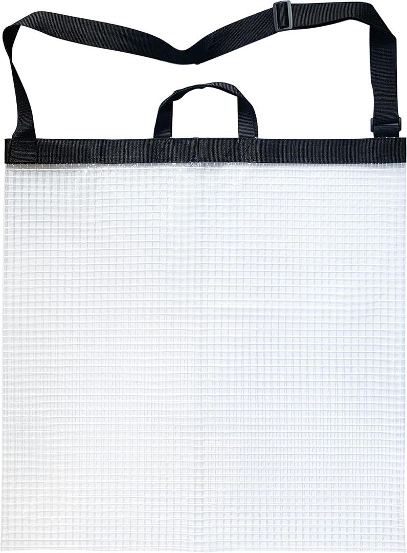 Fishing Fish Weigh in Bag - Large Size 24 IN x 24 IN Tournament Catch Transport Bass Walleye Sack (Clear)