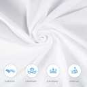 Hospital Bed Sheets 2 Pack, 36" x 80" x 9" Hospital Bed Fitted Sheets for Home Use & Hospital Care Beds, Ultra Soft & Breathable Hospital Bed Sheet, White