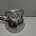 All-Clad Specialty Stainless Steel Tea Kettle 2 Quart Induction Pots and Pans, Cookware Silver