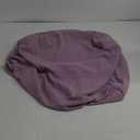 uxcell Ottoman Cover Square, Jacquard Ottoman Slipcover with Elastic Bottom, Stretchable Footrest Stool Covers for Living Room Furniture Protector (Light Purple, Middle Size)