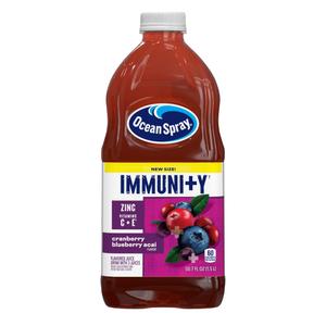 Ocean Spray® Immunity Cranberry Blueberry Acai Juice Drink, 50.7 Fl Oz Bottle (Pack of 1) (Best By: 04/13/2025)