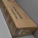 Iwell Storage Cabinet with 2 Doors and 4 Storage Shelves, Credenza Buffet Cabinet, Bathroom Cabinet for Living Room, Entryway, Home Office, White