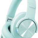 Picun B8 Bluetooth Over Ear Headphones, 120H Playtime with 3 EQ Modes, Low Latency, Hands-Free Calls, Deep Bass for Travel, Home, Office & PC (Cyan)