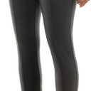 Zac & Rachel Womens Pull on Ankle Pant with Metal Tab (Black, XXXL)