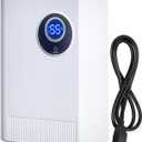 110V Tankless Water Heater Electric, 3000W Compact Water Heater Under Sink, Conveniently Convertible Between Fahrenheit and Celsius