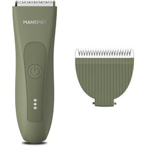 MANSPOT The Men's Grooming Kit Contains: The Electric Groin Hair Trimmer and Ceramic Blade for Replacement Head