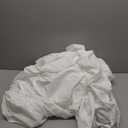 10x10FT White Backdrop Curtains for Party, 2 Panels 5x10FT Thick Polyester Backdrop Drapes, Wrinkle Resistant Photography Background Drapes for Wedding Birthday Home Decoration