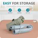 Cutebe Silicone Placemat for Toddles Kids Non-Slip Reusable Portable Kids Placemats for Dinning Table Heat Resistant Placemats, Baby Placemat Stain Resistant Silicone Mat for Dining Table 3 Pack (Blue/Green/Pink)