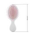 Bridesmaid Proposal Gifts 8pcs Mini Travel Brush bachelorette party accessories Cute hair Brush for Wedding Party Favors for Wedding Party Favors (White&Purple, 8pcs)