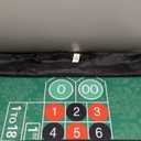 70'' x 35'' Upgraded Waterproof Casino Roulette Tabletop Layout Mat with Carrying Bag, Anti-Slip Rubber Roulette Game Layout Table Top Cover for Parties, Home Entertainment, Game Night