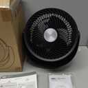 DREO Fan for Bedroom, Table Air Circulator for Whole Room, 11 Inch, 60ft Strong Airflow, 120 adjustable tilt, 20db Low Noise, Quiet, 3 Speeds, 2025 New Desk Fan for Office, Kitchen, Home