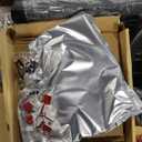 Rolanstar Bed Frame Full Size with Charging Station and LED Lights, PU Leather Headboard with Storage Shelves, Heavy Duty Metal Slats, No Box Spring Need, Noise Free, Easy Assembly, Black