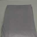 Smiry Rectangle Tablecloth, Elastic Fitted Flannel Backed Vinyl Tablecloths for 6ft Folding Tables, Waterproof Wipeable Table Covers for Indoor, Outdoor, Picnic and Camping (Grey, 36"x72")