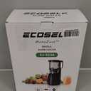 Juicer Machines, 5.3" Large Mouth Feed Chute with Self Feeding & Hands-Free Design, Juice Extractor Machine for Fruit & Leafy Greens, Juicer Machine Easy to Clean, With Pusher (Black)