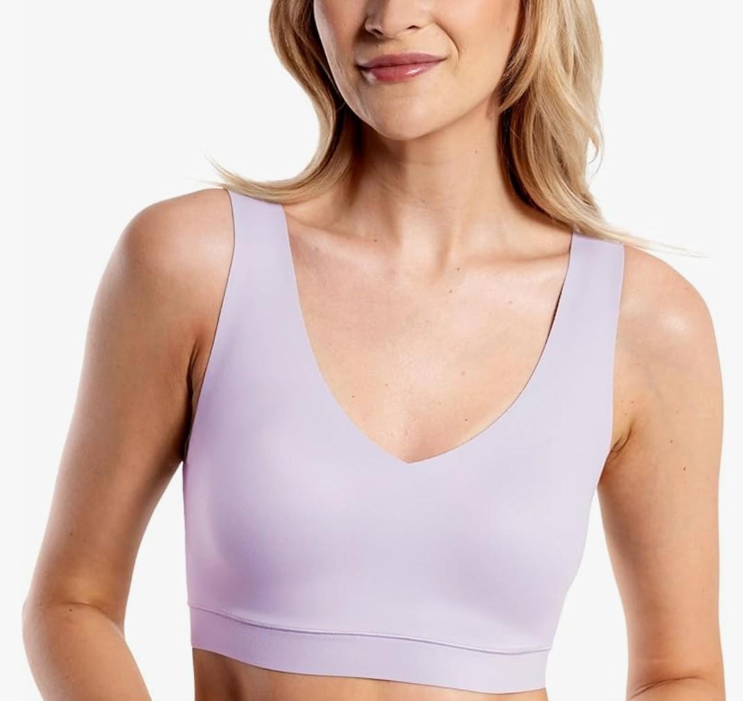 Floatley Cozy Bra Comfort Wirefree Full Coverage Seamless Bra with Embedded Pad for Women, Small