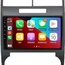 for Dodge Charger Radio 2006 2007 Magnum Radio 2005 2006 2007 Car Stereo 9" Touchscreen GPS Navigation Android Auto Carplay Wireless DVD Player Head Unit (4GB RAM+64GB ROM)