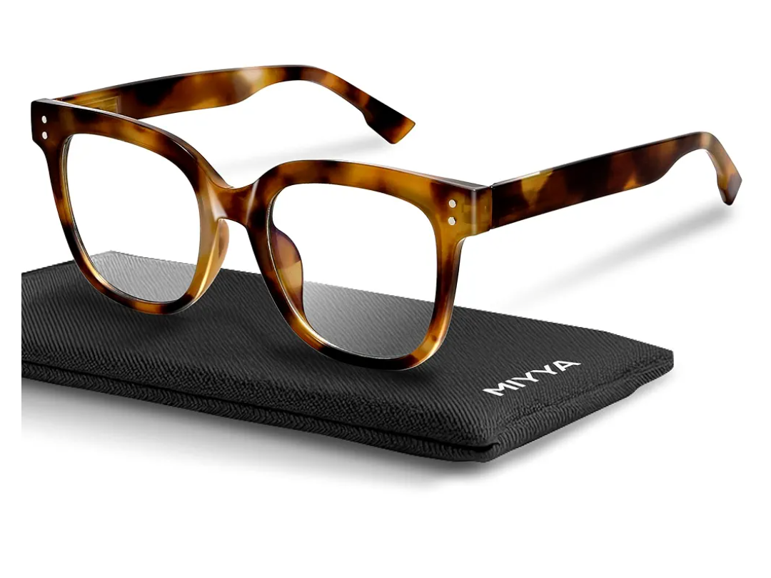 miyya Oversized Blue Light Glasses For Woman, Fashion Computer Screen Glasses, Non Prescription Eyeglasses For Women