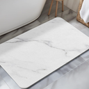 HBlife 23.5" X 15" Quick Drying Stone Bath Mat for Bathroom, Diatomaceous Earth Stone Drying Mat for Kitchen Counter