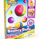 Creative Kids Magic Bouncy Balls - DIY STEM Toys - Science Kit for Kids - 25 Multicolor Bags & 5 Molds Makes Up to 43 Balls