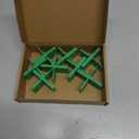 8 Pcs ABS Deck Spacer Tool,4 Thicknesses Deck Board Spacers(1/16", 1/8", 3/16", 1/4"),Green Deck Spacers Assorted for Pressure Treated Composite Decking