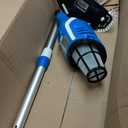 Pool Vacuum for Above Ground Pool with a Telescopic Pole, 80Mins Runtime, Handheld Rechargeable Pool Cleaner with 18.5 Gallons/min Powerful Suction for Above Ground/Inground Pools, Hot Tubs, Spas