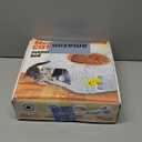 Heated Cat Bed Indoor 31.5'' Cozy Warming Donut Cat Tunnel Bed with Timer & Temp Adjustable, Removable Waterproof Electric Heating pad, Play & Rest in One, Treat Your Kitty to Warmth & Fun (Grey)