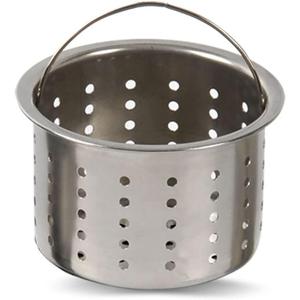 SUS304 Stainless Steel Deep Sink Strainer Inner Basket,Replacement for Kitchen Drainer,QS197C010