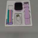 4G Kids Smart Watch with GPS Tracker, Video Call, Texting, and Phone Calls, Smart Watch for Kids with SIM Card, School Mode Alarm Clock SOS Alerts, Watch Gift for Age 4-12 Girls, Purple