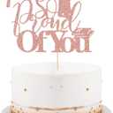 Proud of You Cake Topper Cake topper senior high school university postgraduate Graduation cake topper Cake decorations for boys and girls graduation supplies