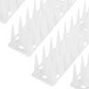 OFFO Bird Spikes, Keep Birds Pigeon Woodpecker Away Device Outdoor, Covers 14.7 Feet(4.5m), Frosted White