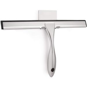 Hiware All-Purpose Shower Squeegee for Shower Doors, Bathroom, Window and Car Glass - Stainless Steel, 14 Inches (Silver)