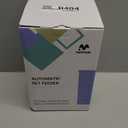 IMIPAW Automatic Cat Feeders, 3L Timed Cat Dry Food Dispenser, Dual Power Supply, Programmable Portion Size, 1-6 Meals Per Day, Auto Pet Feeder for Cats and Small Dogs, with Desiccant Bags (Black)