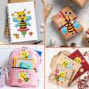 16 Pcs Make a Face Bees Stickers,DIY Your Own Cute Bee Stickers, DIY Party Favor,Classroom Rewards, Teacher Reward,Gift for Kids