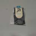 Tucketts Toeless Pilates Socks with Grips for Women, Non-Slip Yoga & Barre Socks for Stability & Barefoot Workouts, Size 6-13 (Small-Medium, Black Swan)