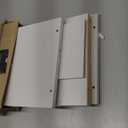 Furinno LUDER Book Shelf, 3-Cube Bookshelf, Bookcase, 9.3" x 12" x 31.5", for Living Room, Bedroom, Home Office, White