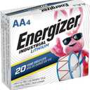 Energizer Industrial Lithium AA Batteries, Pack Of 4 Batteries, L91