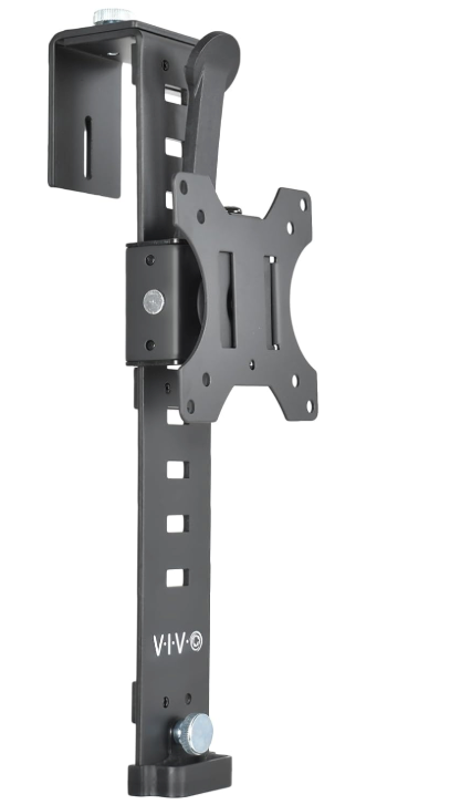 VIVO Black Office Cubicle Bracket VESA Monitor Mount Stand Hanger Attachment Adjustable Clamp for 17 to 32 inch Screen (Mount-CUB1)