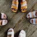 J-Slips Kids Sandals - Comfortable Boys and Girls Jesus Jandals for Beach and Summer - Waterproof Hawaiian Slides in 12 Colors, Sandalias (Size 3-4 Y)