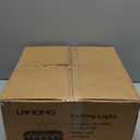 Lamomo Semi Flush Mount Ceiling Light,Upgraded Larger Bronze Hallway Light Fixture,3-Bulb Globe Glass Close to Ceiling Scone, Indoor Hanging Light for Bedroom Kitchen Porch Hallway,Bulbs Not Included