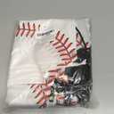 16 Pcs Baseball Drawstring Bag 15.8 x 13.4 Inch Baseball Backpack Treat Bag for Sports Decoration