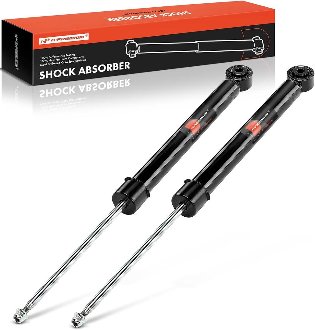 A-Premium Rear Pair (2) Shock Absorber Compatible with Honda Civic 2016-2023, Insight 2019-2022, Driver and Passenger Side