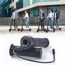Flylin EBike Throttle Grip, 20X Electric Bicycle Scooter Twist Throttle, with 3 Pin Waterproof Joint, Ebike Handlebar, Conversion Kit Parts(22.2mm/0.87in)