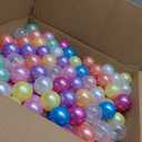Ball Pit Balls for Toddlers, 500 Pack – Crush Proof, BPA Free & Non-Toxic Safe Play Toys for Boys & Girls Play Tent, Kiddie Pool, Backyard, Birthday Party Decoration, Round - 10 Pearl Colors