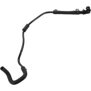 Coolant Overflow Tank Pipe No.06L121081K/06L121081F Front Cooling Vent Tube for Audi A4 2.0L 17-19 for Audi A5 2018-2020 Plastic Black Good Sealing