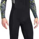Dive Skins for Women Men Full Body Swimsuit Rash Guard Scuba Skin Thin Wetsuit, One Piece Long Sleeve Quick Dry Diving Skin UV Protection Surfing Spandex Wet Suit for Snorkeling Water Sport, L