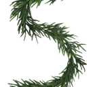 6' Real Touch Norfolk Pine Garland, Lifelike Greenery for Indoor/Outdoor Use, Christmas & Holiday Dcor, Perfect for Mantels, Railings, and Doorways